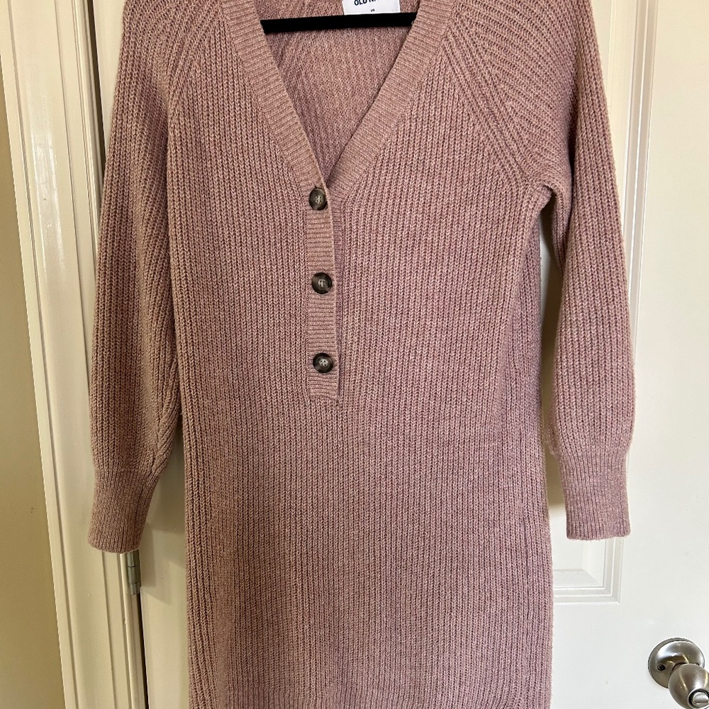 Old Navy Mauve Sweater Dress